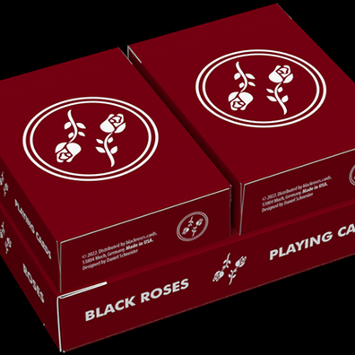 Black Roses Edelrot Mini Playing Cards (Collector's Box)
